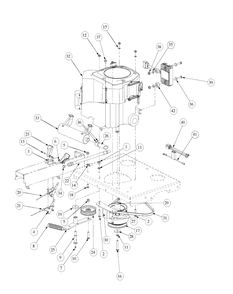 Engine Assembly Honda Diagram and Parts List for M48-HN 53BB5E6V750-20-HP-OHV Cub Cadet Lawn Tractor